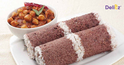 Delicz Ragi Vermicelli Wheat Puttu Recipe