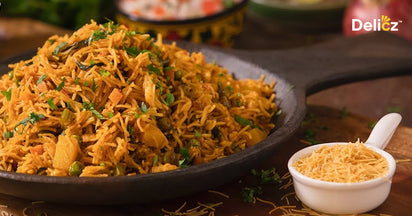 Delicz Roasted Vermicelli Biryani Recipe