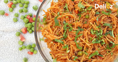 Delicz Roasted Vermicelli Pulao Recipe