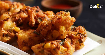 Delicz Roasted Vermicelli Pakoda Recipe